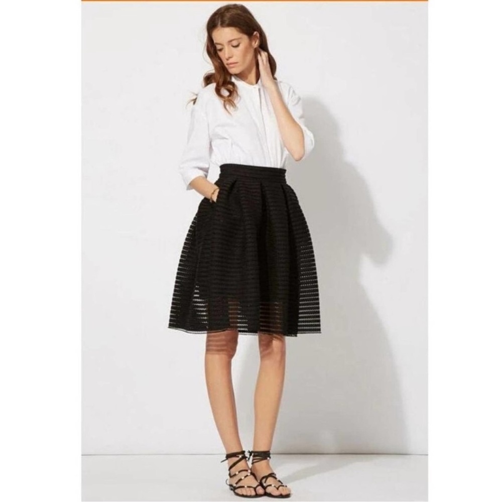 Maje laser cut ball skirt size 1
